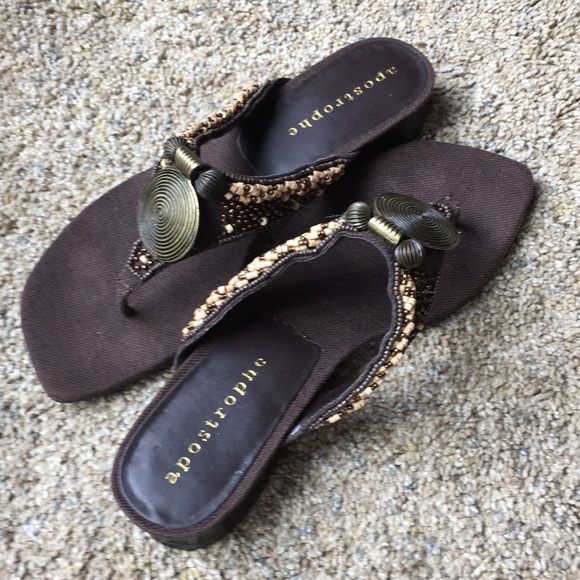 NEW Apostrophe sandals, 7-1/2 M - Picture 2 of 4